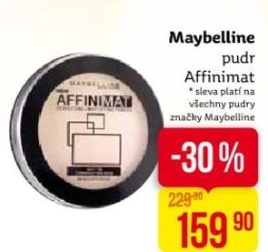 Maybelline Affinimat, pudr