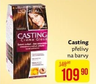 L´Oréal Casting, přeliv na vlasy