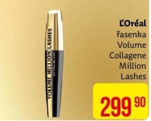 L´Oréal Volume Collagene Milion Lashes, řasenka