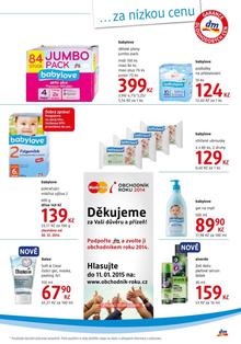 akční leták dm drogerie 31.12.2014-31.1.2015