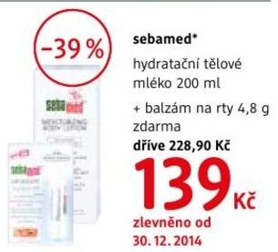 Sebamed, hydratační tělové mléko