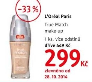 L´Oréal Paris True Match, make up
