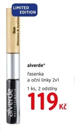 Alverde, řasenka a oční linky 2v1