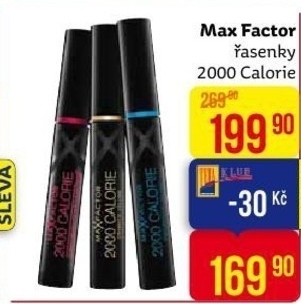 Max Factor 2000 Calorie, řasenka