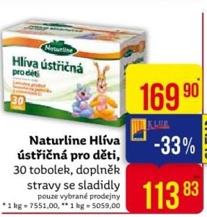 Naturline Hlíva ústřičná pro děti