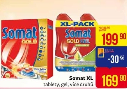 Somat XL, tablety/gel do myčky