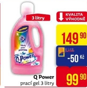 Q Power, prací gel