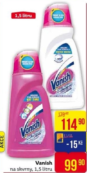 Vanish na skvrny