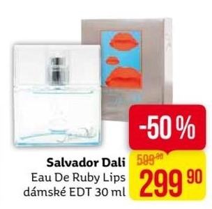 Salvator Dali Eau De Ruvy Lips, dámská EDT