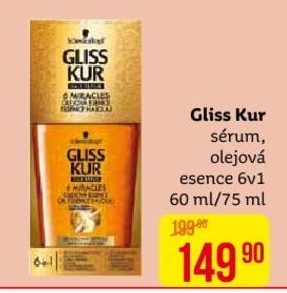 Gliss Kur, sérum/olejová essence 6v1