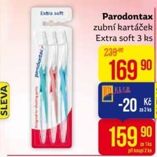 Parodontax, zubní kartáček