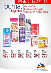 akční leták dm drogerie 14.1.2015-27.1.2015