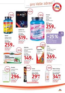 akční leták dm drogerie 28.1.2015-10.2.2015