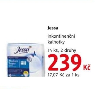 Jessa, inkontinenční kalhotky