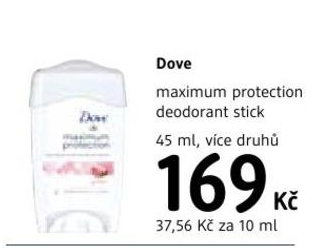 Dove Maximum Protection, deodorant stick