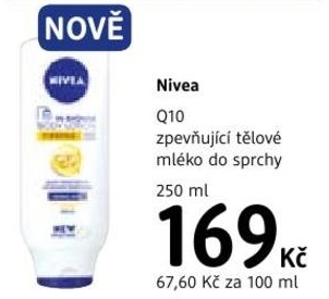 Nivea Q10, zpevňující tělové mléko