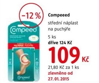 Compeed, střední náplast na puchýře
