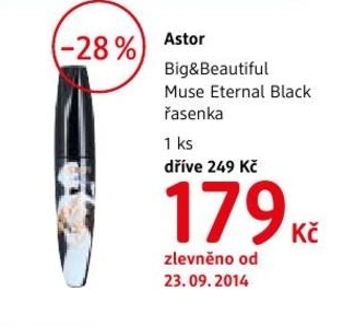 Astor Big Beautiful Muse Eternal Black, řasenka