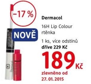 Dermacol 16H Lip Colour, rtěnka