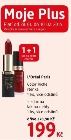 L´Oréal Paris Color Riche, rtěnka