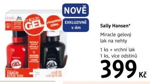 Sally Hansen Miracle, gelový lak na nehty