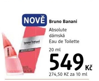Bruno Banani Absolute, dámská Eau de Toilette