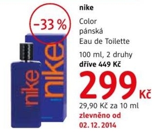 Nike Color, pánská Eau de Toilette
