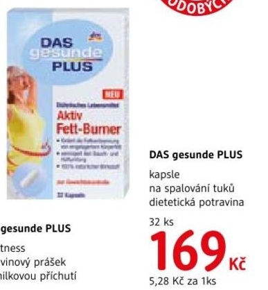DAS gesunde PLUS, kapsle na spalování tuků