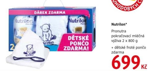 Nutrilon Pronutra, pokračovací výživa