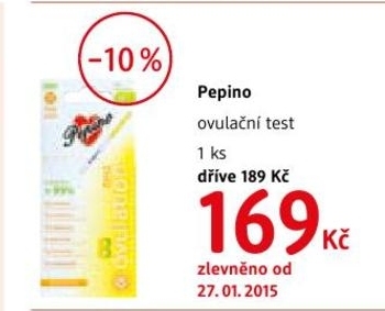 Pepino, ovulační test