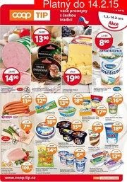akční leták COOP 1.2.2015-14.2.2015
