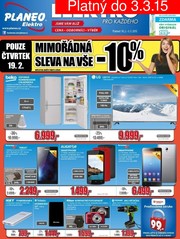 akční leták Planeo Elektro 18.2.2015-3.3.2015