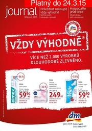 akční leták dm drogerie 25.2.2015-24.3.2015