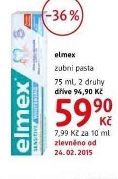 elmex zubní pasta