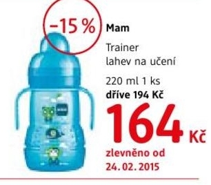 láhev na učení mam