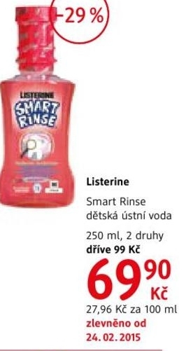 listerine smart rinse