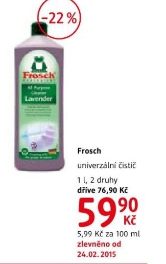 univerzální čistič frosch