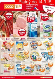 akční leták COOP 1.3.2015-14.3.2015