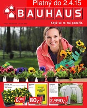 akční leták BAUHAUS 6.3.2015-2.4.2015