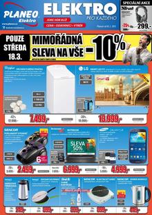 akční leták Planeo Elektro 18.3.2015-31.3.2015