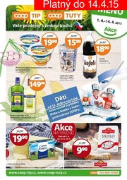 akční leták COOP 1.4.2015-14.4.2015