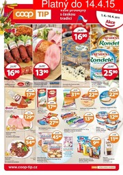 akční leták COOP 1.4.2015-14.4.2015