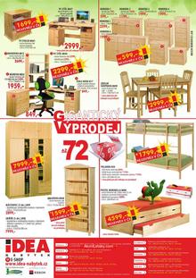 akční leták IDEA nábytek 15.4.2015-30.4.2015