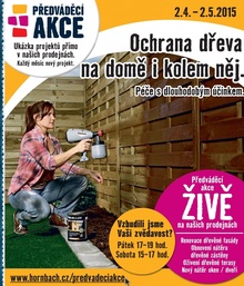 akční leták Hornbach 1.4.2015-5.5.2015