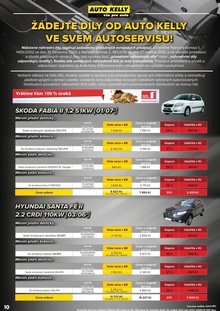 akční leták Auto Kelly 13.4.2015-10.5.2015