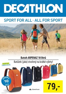 akční leták Decathlon 1.5.2015-30.6.2015