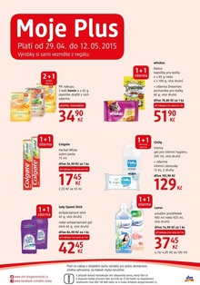 akční leták dm drogerie 29.4.2015-31.5.2015
