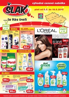akční leták Šlak drogerie 5.5.2015-19.5.2015