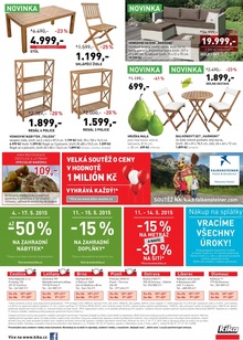 akční leták Kika nábytek 4.5.2015-17.5.2015