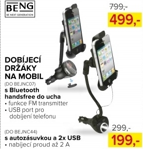 dobíjecí držáky na mobil